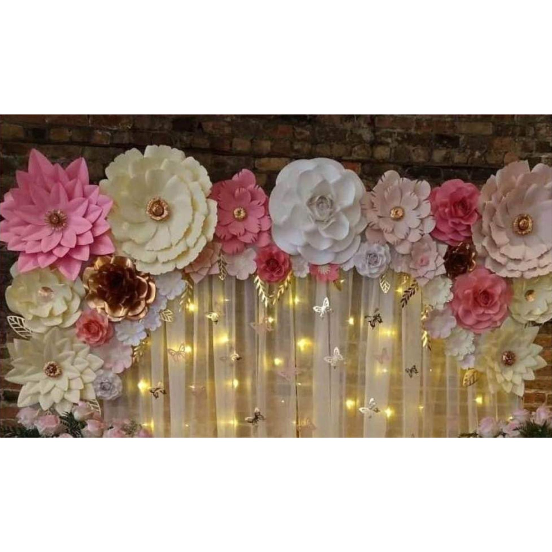 Big Event Paper Flowers Decorations 