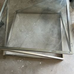 Ashley’s Square Glass Coffee Table 