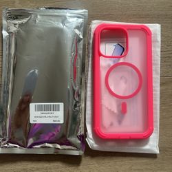 Hot Pink iPhone Case 15 Pro Max 