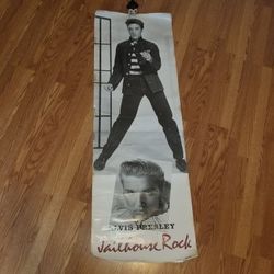VINTAGE 1986 JAILHOUSE ROCK ELVIS PRESLEY PIN-UP POSTER