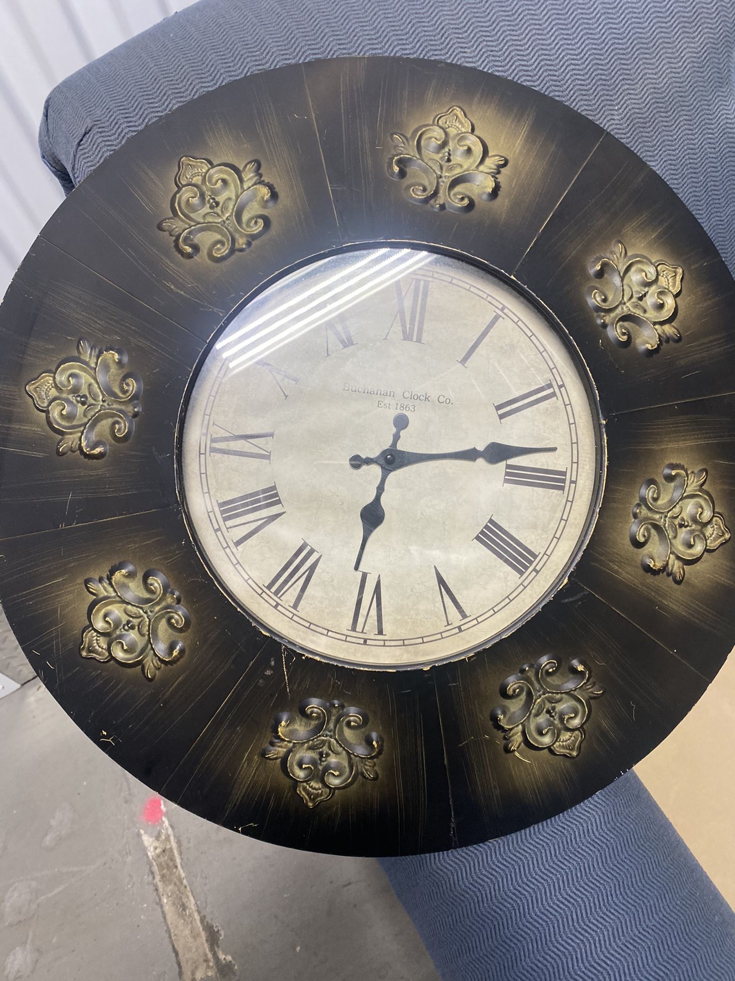 Vintage Clock 25 Inches Diameter