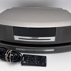 Bose Wave Music System III & SoundTouch Wi-Fi Pedestal 412534 & Remote