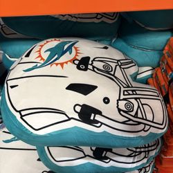 Miami Dolphins Helmet Pillow 