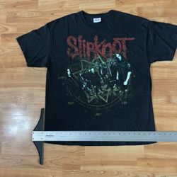 Vintage Y2K Slipknot Band Tee Black Size XL #metal #bandtee