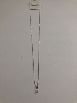 Silver necklace