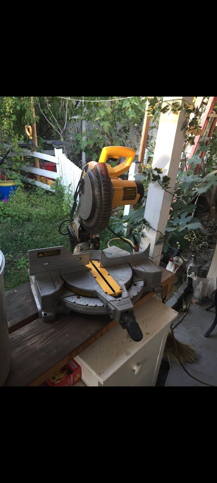 Dewalt CHOP SAW AND TABLE SAW ($100EACH)