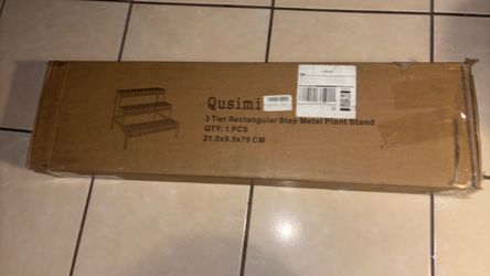 Qusimi 3 Tier Metal Plant Stand
