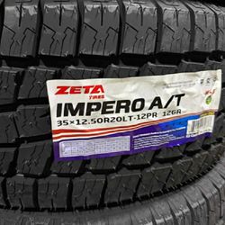 35/1250/20 New All Terrain Tires 