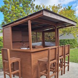 Outdoor Wood Kitchen / Cocina En Madera Para Patios