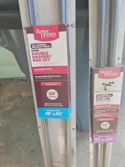 Double Drapery Rod Set