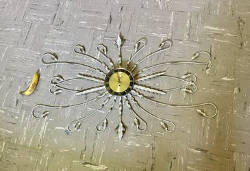 Vintage Jeweled Eight Day clock from Clock Shop (Toledo), 1971