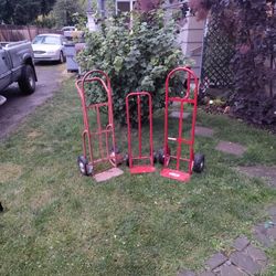 3 HAND TRUCKS 