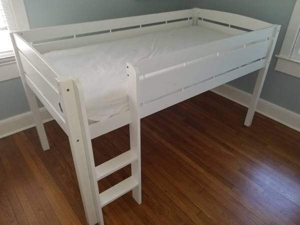 Twin sized junior low loft bed