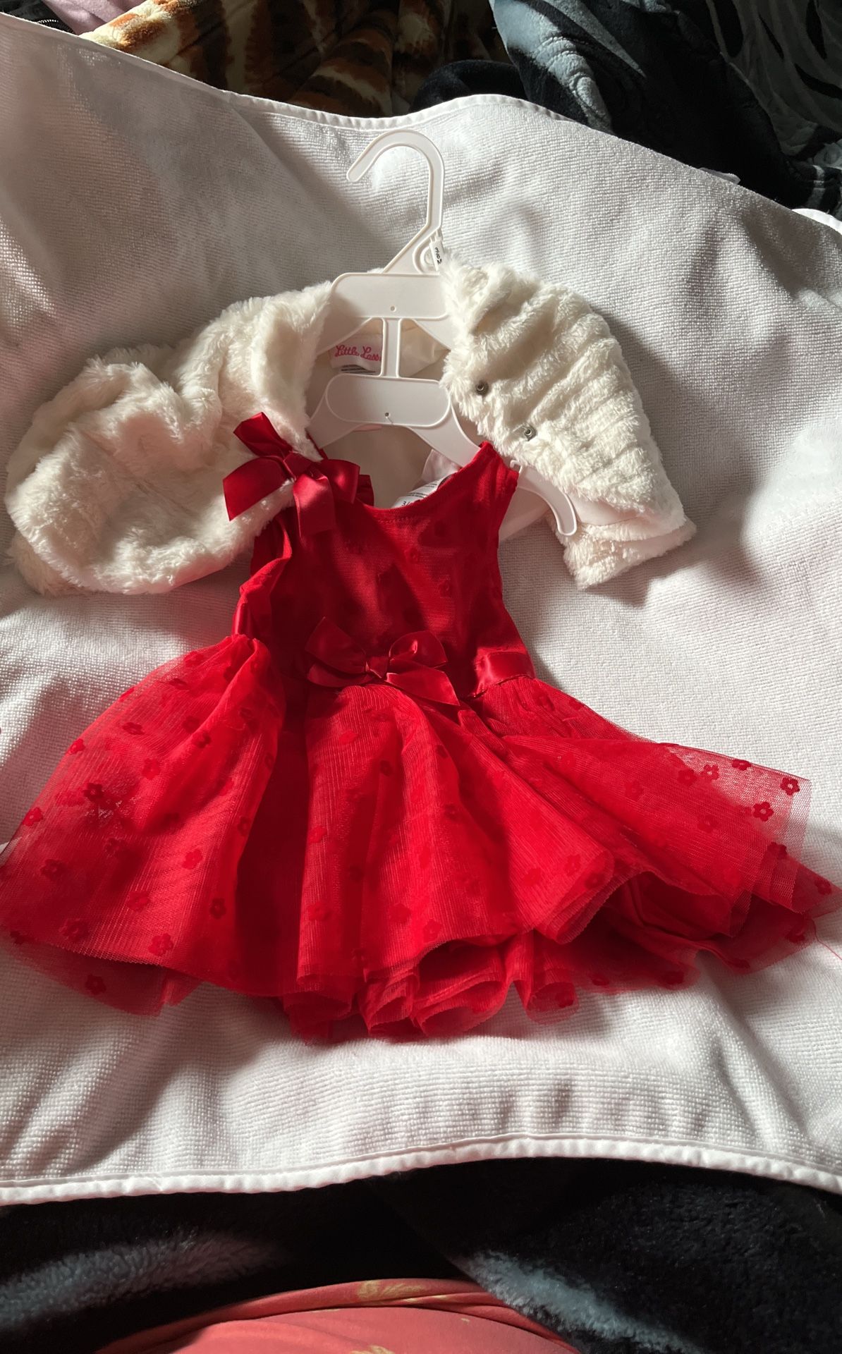 Baby girl dress 3/6 months Red