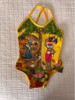 Vintage Bugs Bunny baby swimsuit