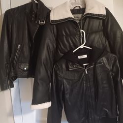 Women's leather jacket