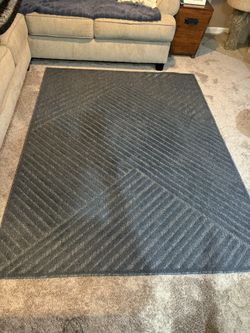 Navy Calvin Klein Rug 5x7 