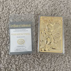 23 Karat Gold Plated Mew Two