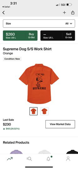 “I Hate Losing” Small Supreme Button Up  Thumbnail