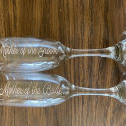 Custom Wedding Glasses