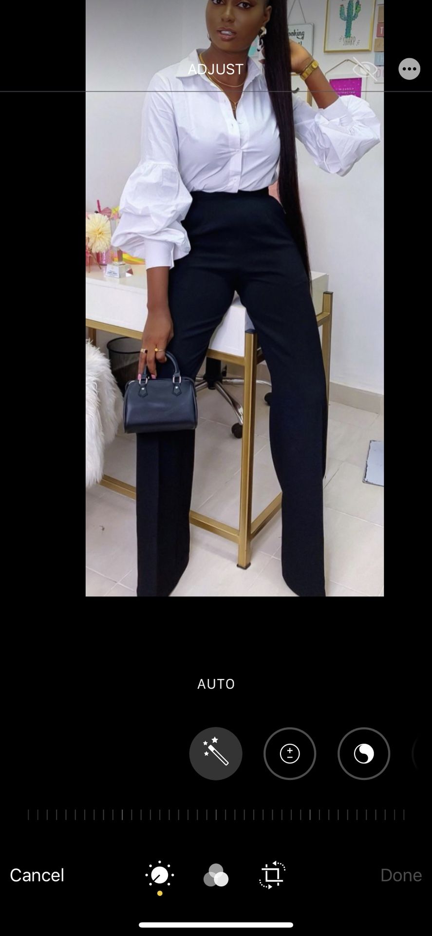 Black High Waisted Pant