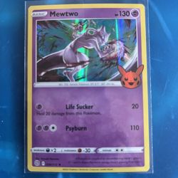 POKEMON MEWTWO 056/172 HOLO RARE TRICK OR TRADE HALLOWEEN LP
