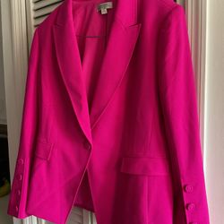 Tahari Magenta Pink Pantsuit Size 18