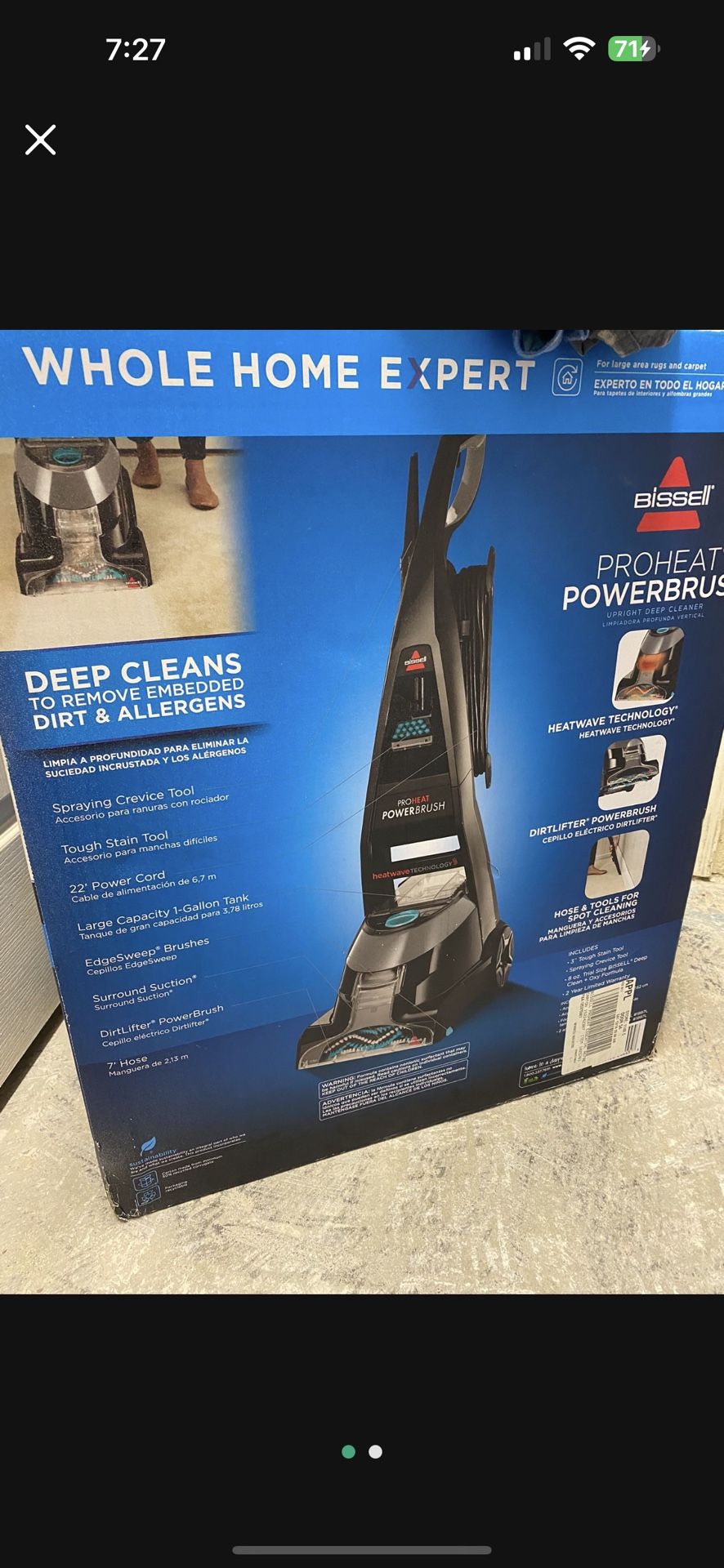 Bissell Pro Heat Shampooer 