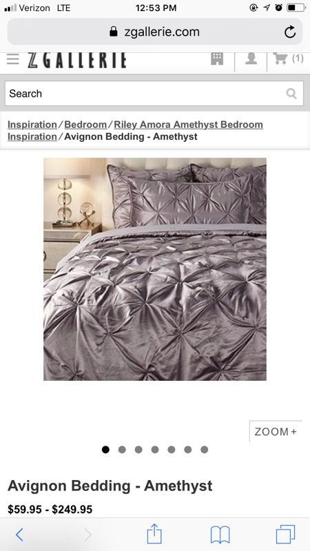Z Gallerie Amethyst Avignon Bedding For In Orange Ca Offerup