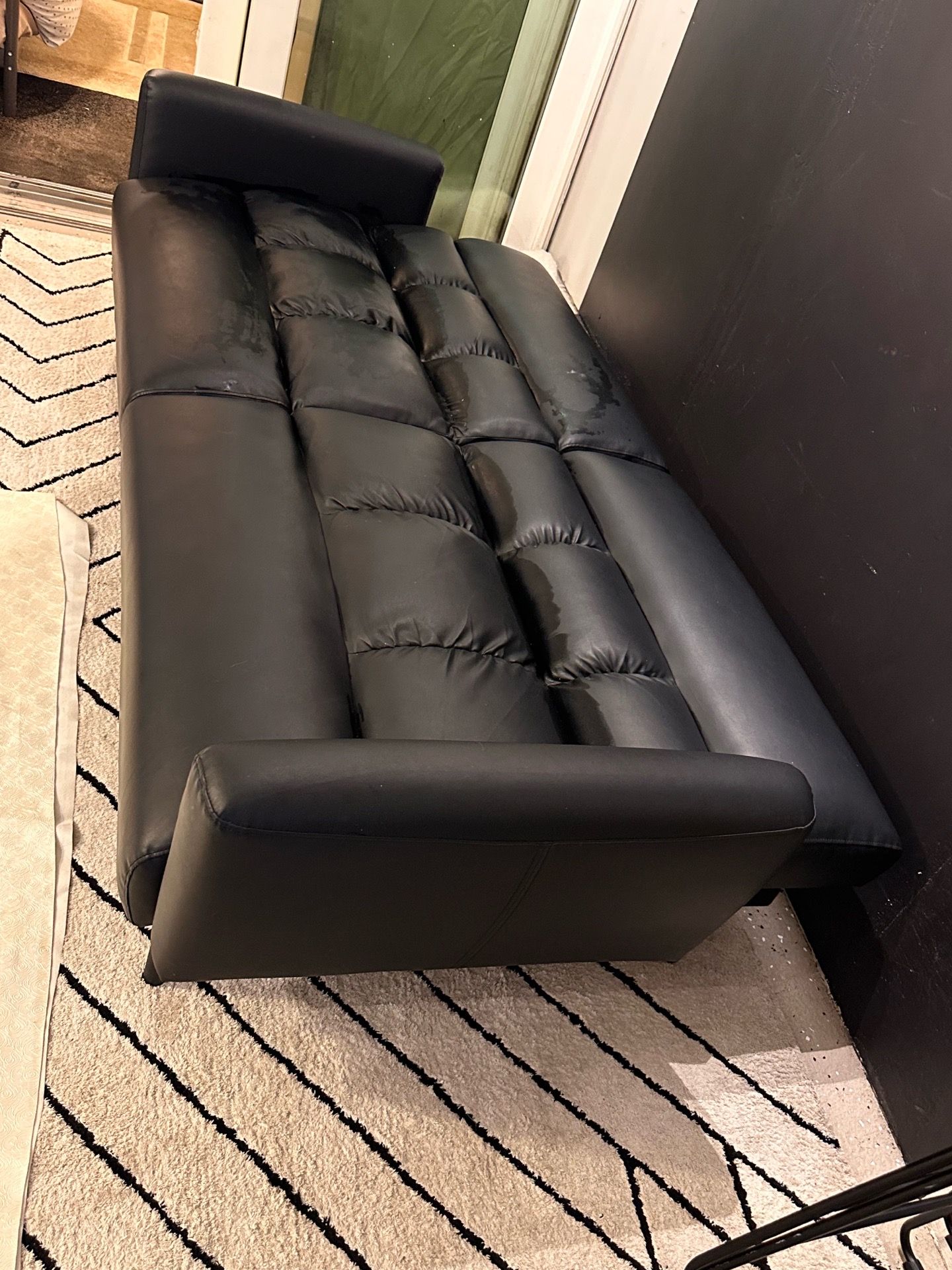 Leather couch