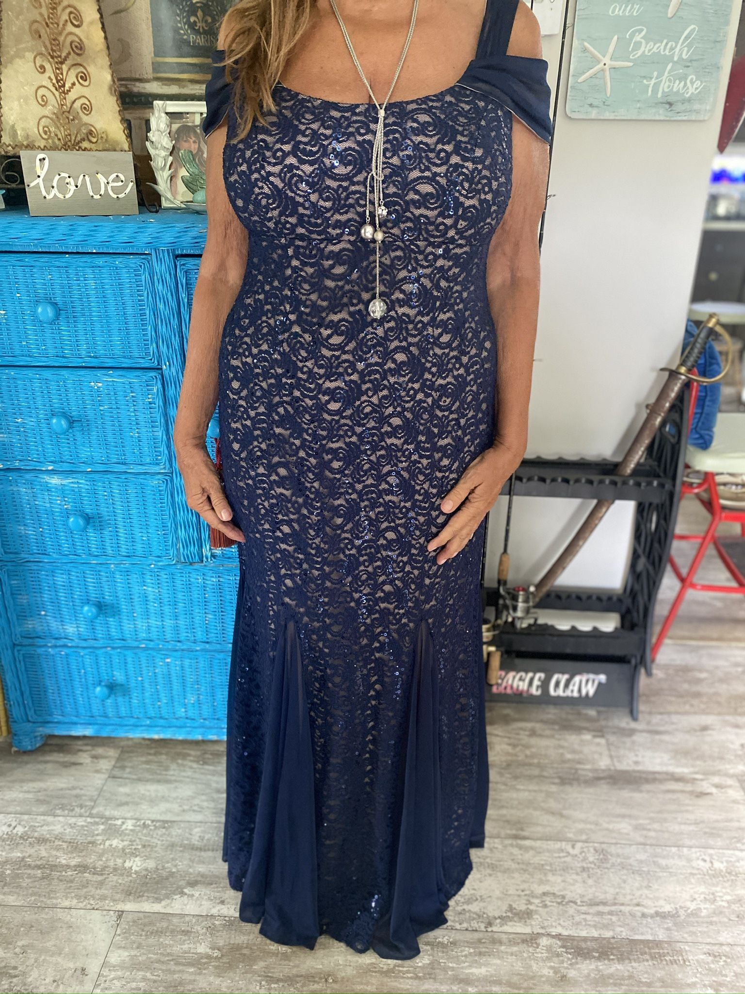 Beautiful Mother Of Bride Groom Long Dress