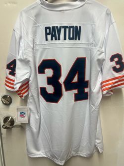 Walter Payton Bears White Jersey New With Super Bowl Xx Patch size xl