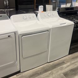 Top Load Washer With Agitator And Electric Dryer Set With Full Manufacture Warranty 