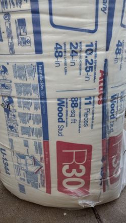 Insolation R38×24$ ..R30×24$  R19X16 $R13×16$.R11×16$