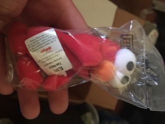 Elmo mini beanie baby