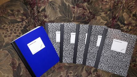 Composition books $1 each