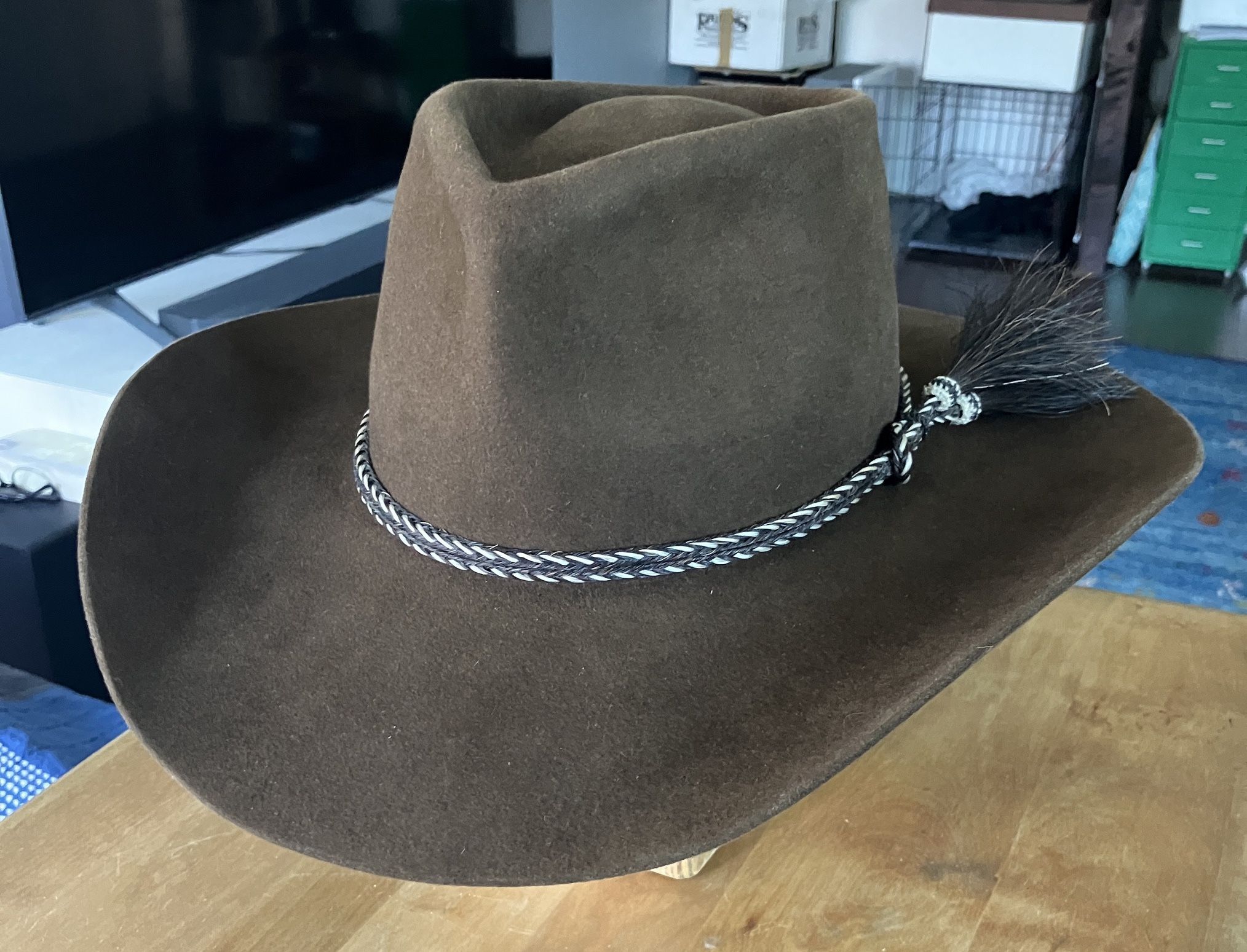 100x Beaver Mike's Custom Hats 7 1/4 or 22 3/4 Western Cowboy Hat Longmire Rands Stetson Resistol Ofarrell