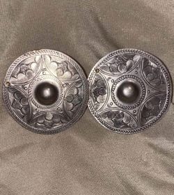 Pre-1943 Sterling Silver “Sombrero Style” Earrings