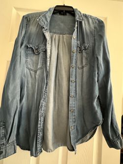 Jean Shirt Denim XL $10