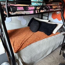 Black Bunk Bed Frame 