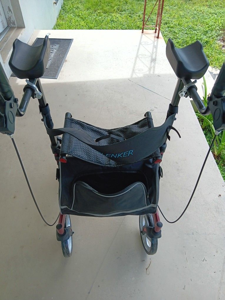 ELENKER STAND-UP WALKER ( Burgundy)