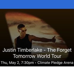 Justin Timberlake Tickets | Thu May 2