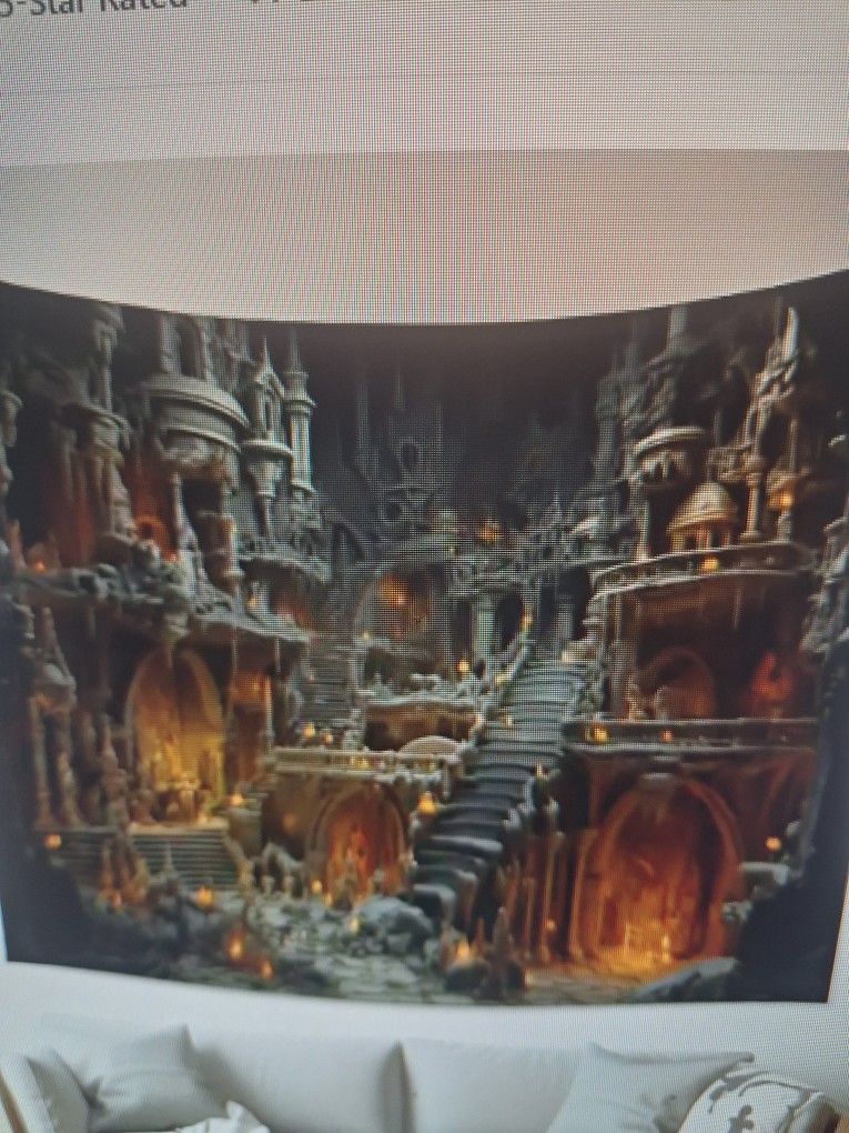 Gothic Castle Tapestry 90"x70"