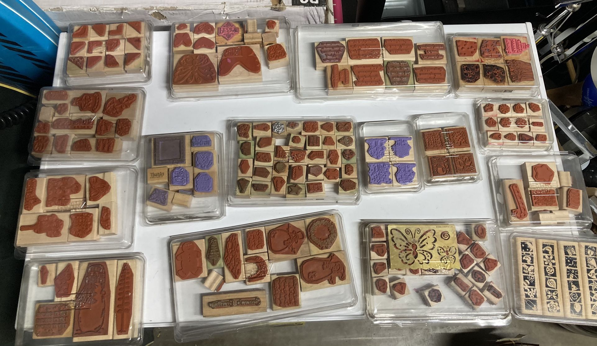 Rubber Stamps. Christmas Stamps .