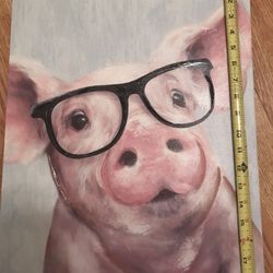 Canvas Pig