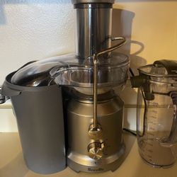Breville - Juice Fountain Cold Electric Juicer - Silver