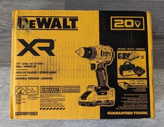 New: DeWalt Drill/Driver bundle DCD801QQ2
