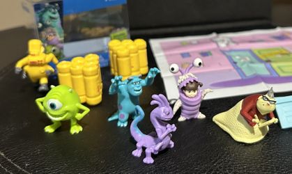 Pixar Monsters Inc 1 1/2 Miniature Characters NEW !!