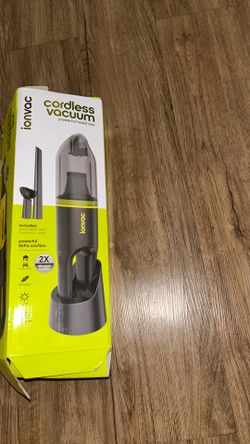 IonVac Cordless Vacuum Compact Hand Vac Light Weight Portable Vacuum Cleaner