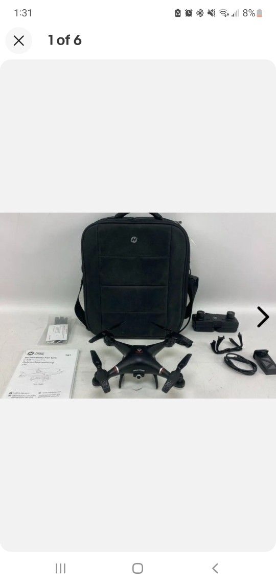 Holy Stone HS110G GPS Drone 1080p FPV Camera and Carry Bag